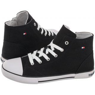Trampki Tommy Hilfiger High Top Lace-Up Sneaker Black T3X4-32209-0890 999