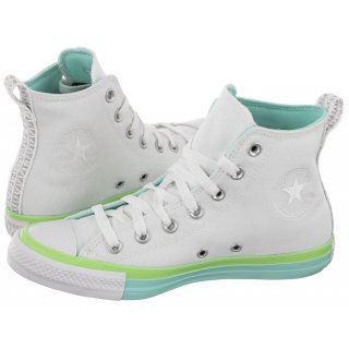 Trampki Converse CT All Star Hi White/Light Dew/Lime Rave A00543C