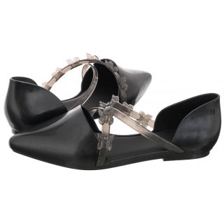 Baleriny Melissa Pointy Stripe Fly AD 33638/AB955 Black