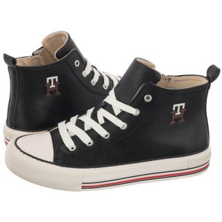 Trampki Tommy Hilfiger High Top Lace-Up Sneaker Black T3A9-32288-1355 999