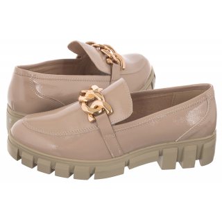 Mokasyny Sergio Leone Beżowe MK 751