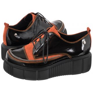 Półbuty Maciejka Czarne Lakierowane 05740-18/00-1