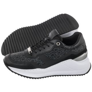 Sneakersy Calvin Klein Chunky Inter WDG Lace Up-Mn Mix HW0HW01272 Black/Black Mono