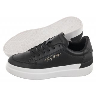 Sneakersy Tommy Hilfiger TH Signature Leather Sneaker FW0FW06665 BDS Black