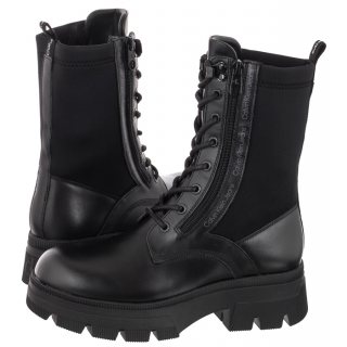 Workery Calvin Klein Chunky Combat Laceup Zip YW0YW00740 Black