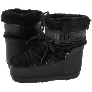 Śniegowce Moon Boot Icon Low Faux Fur Black 1409390 N001