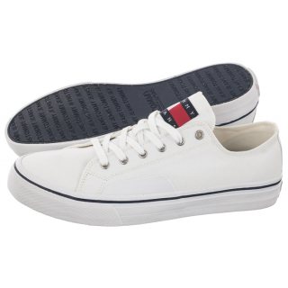 Buty Tommy Hilfiger Tommy Jeans Skate Canvas Ess White EM0EM01175 YBR