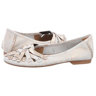 Baleriny Maciejka Beżowe/Złote 01358-22/00-0