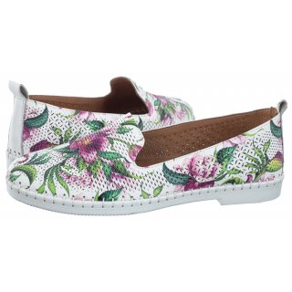 Półbuty Venezia Białe 100515L210 13 WH