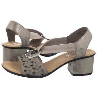 Sandały Rieker Białe 64677-64 Beige