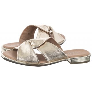 Klapki Caprice Złote 9-27100-42 959 Platin Metal