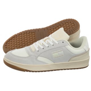 Sneakersy Tommy Hilfiger Tommy Jeans Wmn Retro Cups Suede Ivory EN0EN02112 YBI
