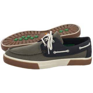 Półbuty Timberland Union Wharf 2.0 Ek+Boat Shoe Dark Green Canvas 0A2CBR A58