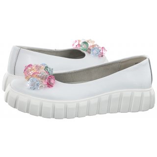 Półbuty Filippo Białe DP4682/26 WH