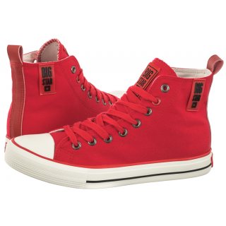 Trampki Big Star Czerwone JJ274128