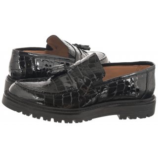Mokasyny Venezia Czarne Lakierowane 24027 501 Black