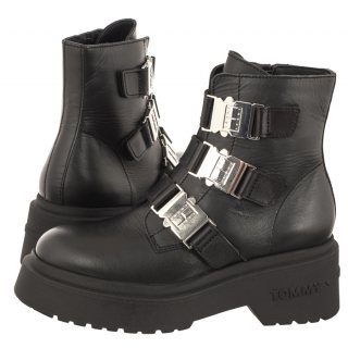 Botki Tommy Hilfiger Tjw Chunky Boot Hardware Black EN0EN02443 BDS