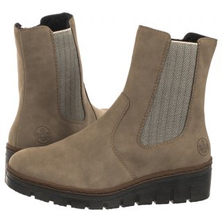Botki Rieker Beżowe X9180-64 Beige