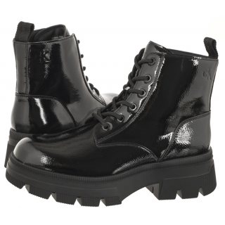 Botki Calvin Klein Chunky Combat Laceup Boot Wn Triple Black YW0YW01265 0GT
