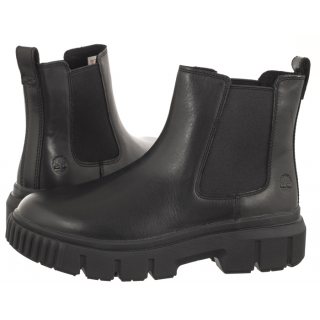 Botki Timberland Greyfield Chelsea Black Full Grain 0A5ZCG 001