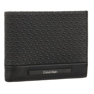 Portfel Calvin Klein Modern Bar Bifold 6Cc W/Bill Black Nano Mono K50K511374 0GL 