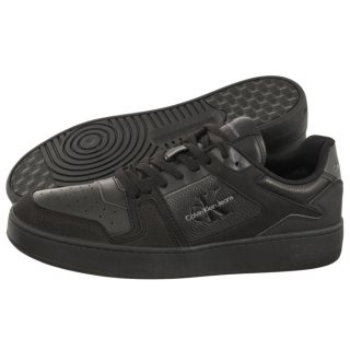 Buty Sportowe Calvin Klein Basket Cupsole Low Lth Ml Fad Triple Black YM0YM00884 0GT