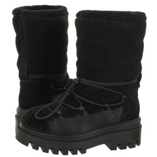 Śniegowce Calvin Klein Flatform Snow Boot Sherpa Wn Triple Black YW0YW01195 0GT