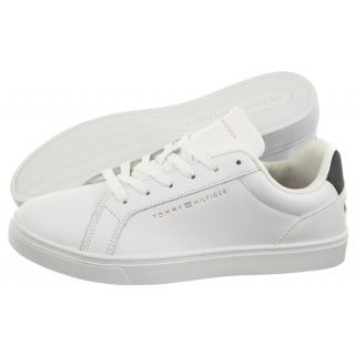 Sneakersy Tommy Hilfiger Essential Cupsole Sneaker White FW0FW07687 YBS
