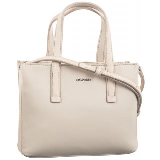 Torebka Calvin Klein CK Must Mini Tote Pu/Nubuck DK Ecru K60K611873 PC4