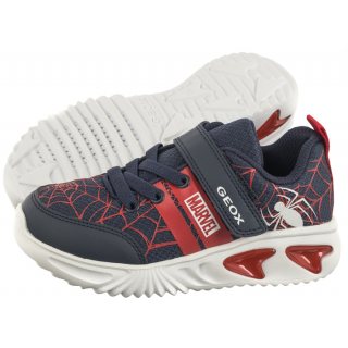Buty Sportowe Geox J Assister B.D - Mesh+GBK Navy/DK Red J45DZD 01454 C4244