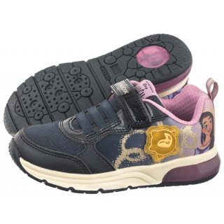 Buty Geox J Spaceclub G.A - Pr Te+Pe.Gbk Navy/Lavender J458VA 0ANAJ CF48Q