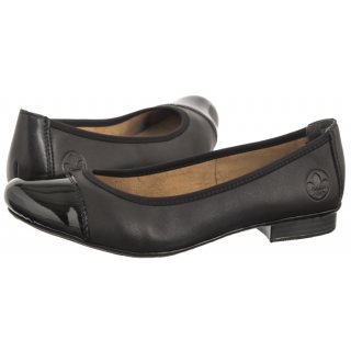 Baleriny Rieker Czarne 51998-00 Black