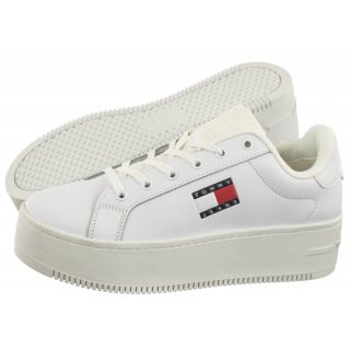 Sneakersy Tommy Hilfiger Tjw Flatform Ess White EN0EN02518 YBS