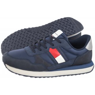 Sneakersy Tommy Hilfiger Flag Low Cut Lace-Up Sneaker T3X9-33130-0316 800 Blue