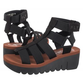 Gladiatorki FLY London Yufi Cupi/Elas Blk/Blk/Brick P145032003