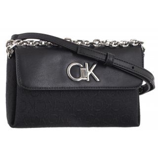 Torebka Kopertówka Calvin Klein Re-Lock Mini Crossbody Bag_JCQ Black Jacquard Mono K60K611989 0GK