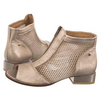 Botki Maciejka Złote Ażurowe 06413-25/00-1