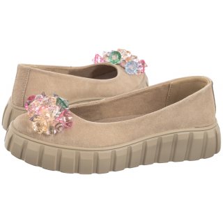 Półbuty Filippo Beżowe DP4682/26 BE