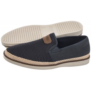 Mokasyny Rieker Granatowe B2366-14 Blue