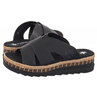 Klapki Rieker Czarne V7989-00 Black