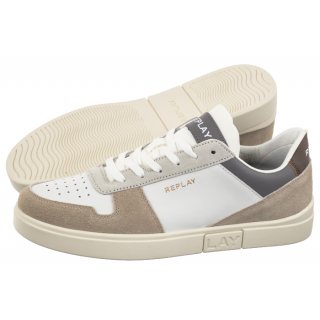 Sneakersy Replay Polys Court 3 GMZ3P.000.C0022L RZ3P0022L 0352 White Beige