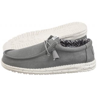 Półbuty Hey Dude Wally Stretch Canvas Light Grey 40700-007