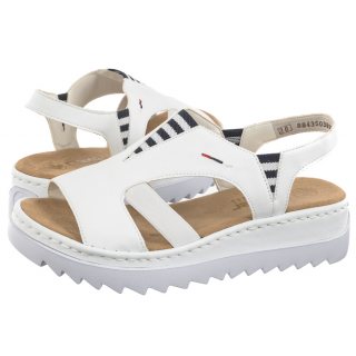 Sandały Rieker Białe V44Y5-80 White