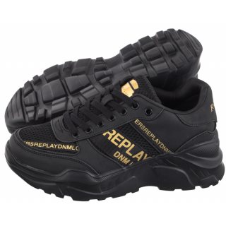 Sneakersy Replay Vanessa Tape GWS7Z.000.C0007S RS7Z0007S 0006 Black/Gold