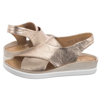 Sandały Nessi Złote 20730 816