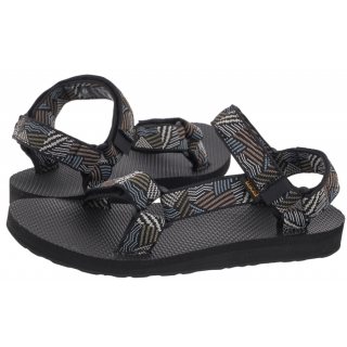 Sandały Teva W Original Universal Borderless Black/White 1003987-BRDR