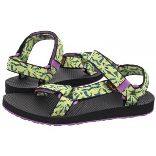 Sandały Teva W Original Universal Floral Wild Lime 1003987-BCHF