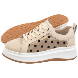 Półbuty Artiker Beżowe 54C1905