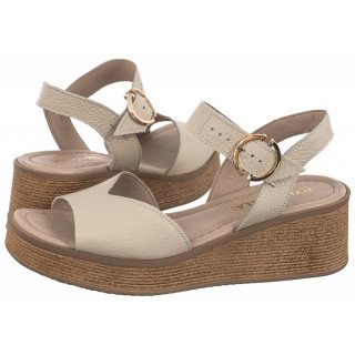 Sandały Ryłko Kremowe 3MF66_Z_ _6NJ