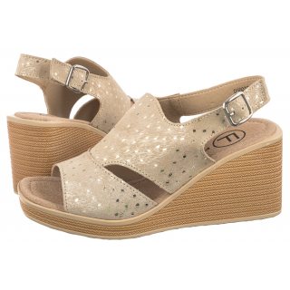 Sandały Filippo Złote DS6010/24 GO